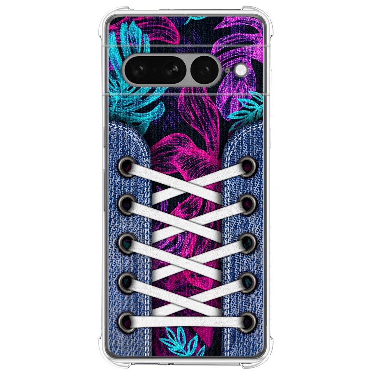 Funda Silicona Antigolpes para Google Pixel 7 Pro 5G diseño Zapatillas 07 Dibujos