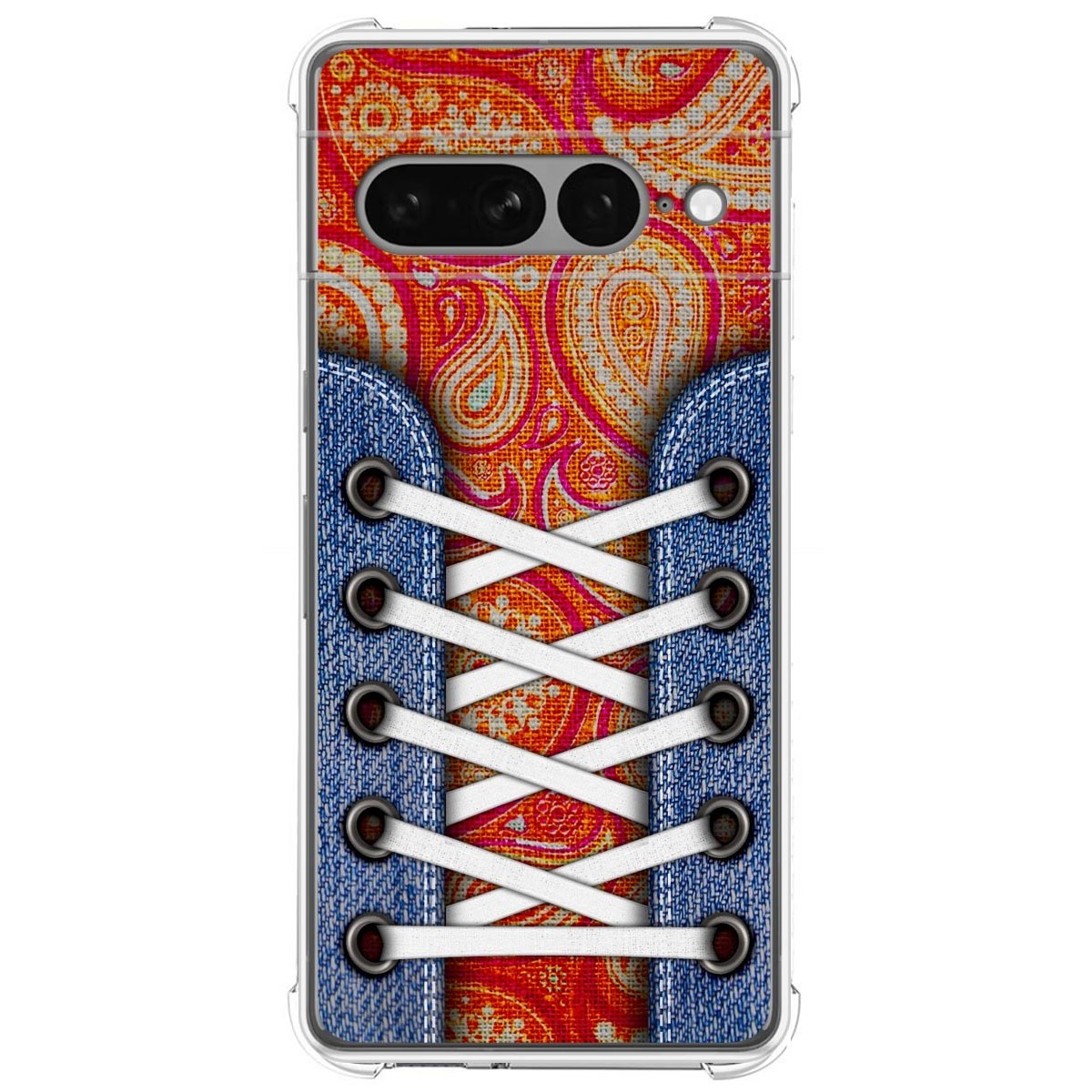 Funda Silicona Antigolpes para Google Pixel 7 Pro 5G diseño Zapatillas 10 Dibujos