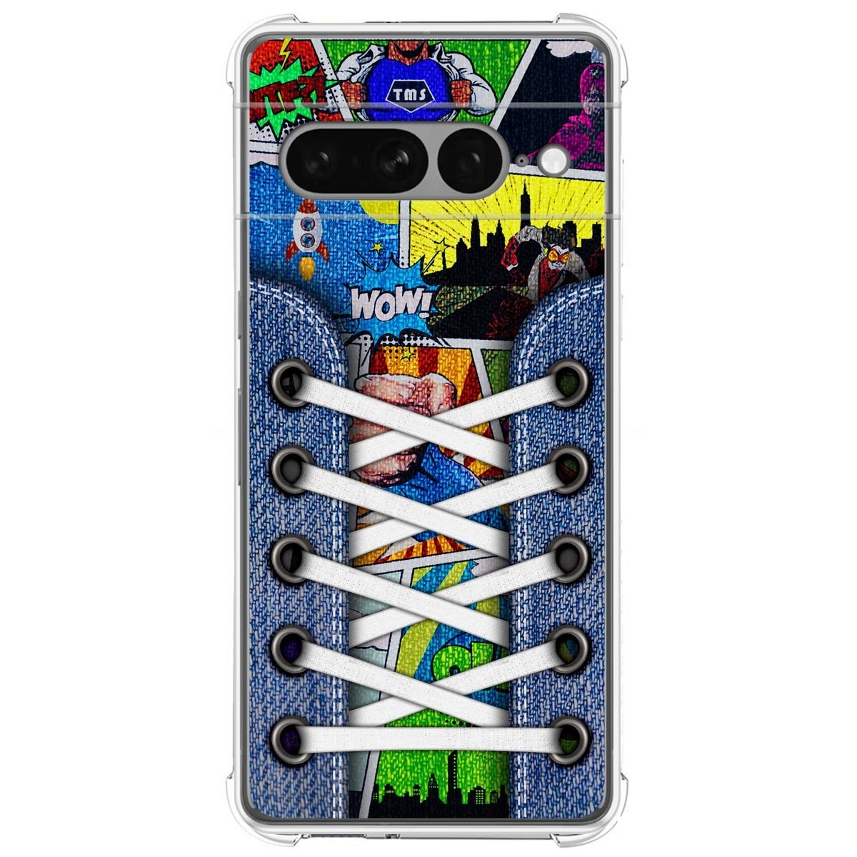 Funda Silicona Antigolpes para Google Pixel 7 Pro 5G diseño Zapatillas 14 Dibujos