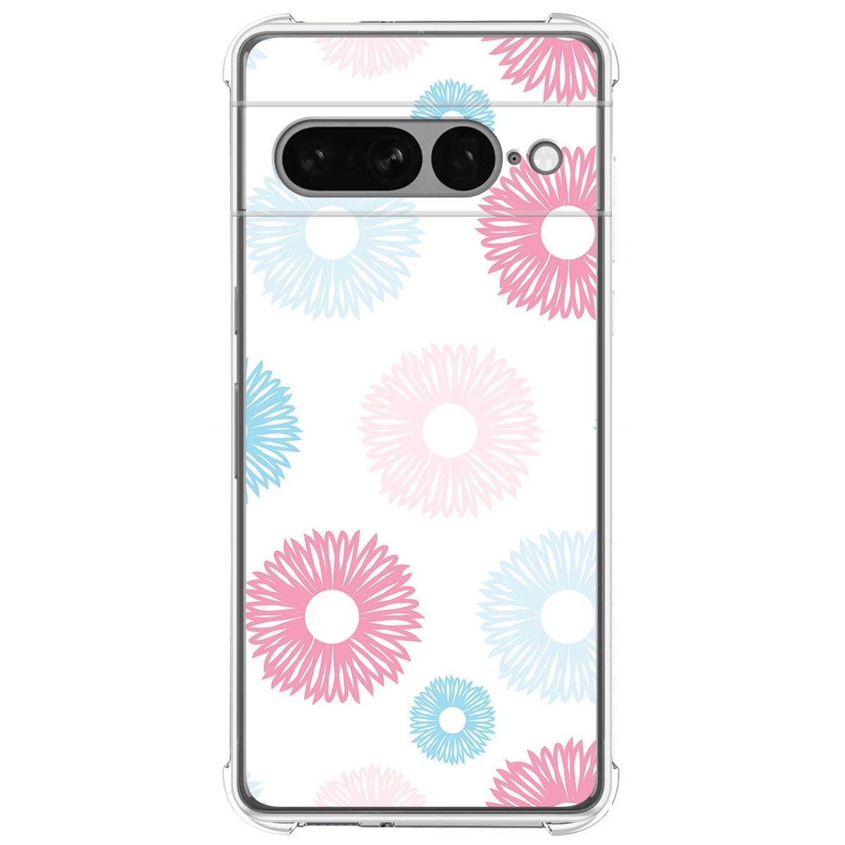 Funda Silicona Antigolpes para Google Pixel 7 Pro 5G diseño Flores 06 Dibujos