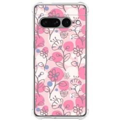 Funda Silicona Antigolpes para Google Pixel 7 Pro 5G diseño Flores 07 Dibujos