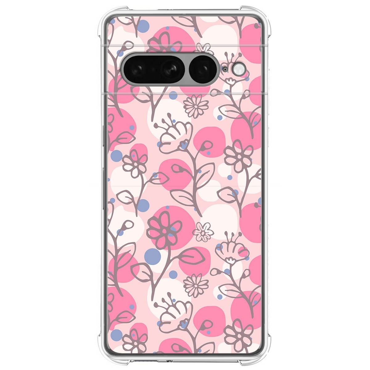 Funda Silicona Antigolpes para Google Pixel 7 Pro 5G diseño Flores 07 Dibujos