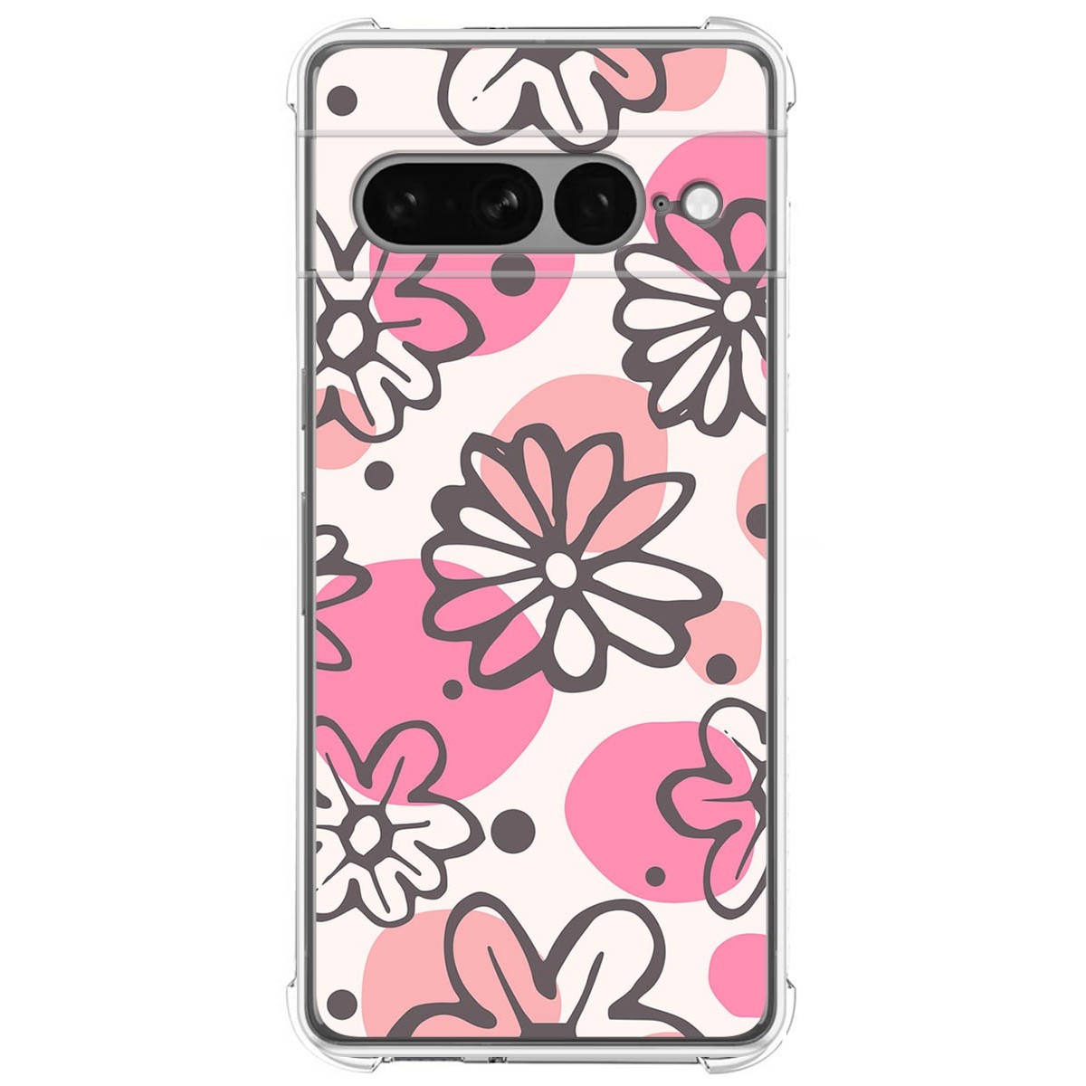 Funda Silicona Antigolpes para Google Pixel 7 Pro 5G diseño Flores 09 Dibujos