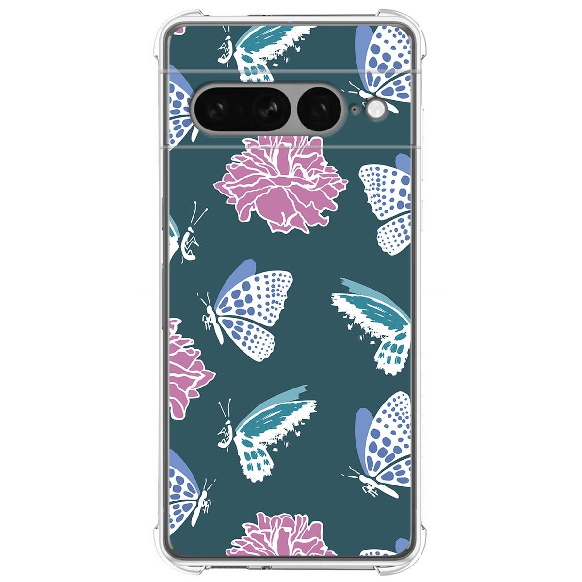 Funda Silicona Antigolpes para Google Pixel 7 Pro 5G diseño Flores 10 Dibujos