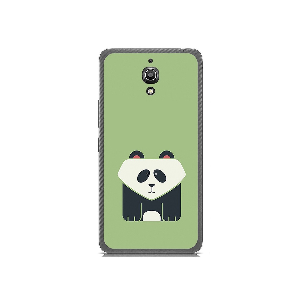Funda Gel Tpu para Alcatel A2 Xl Diseño Panda Dibujos