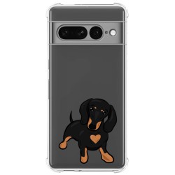 Funda Silicona Antigolpes para Google Pixel 7 Pro 5G diseño Perros 04 Dibujos