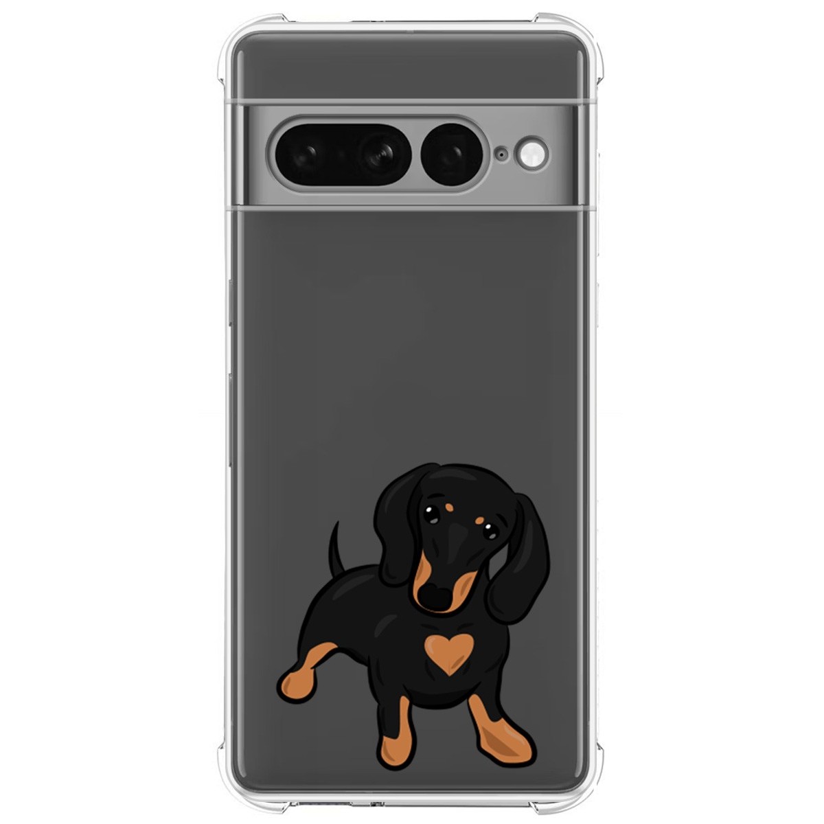 Funda Silicona Antigolpes para Google Pixel 7 Pro 5G diseño Perros 04 Dibujos
