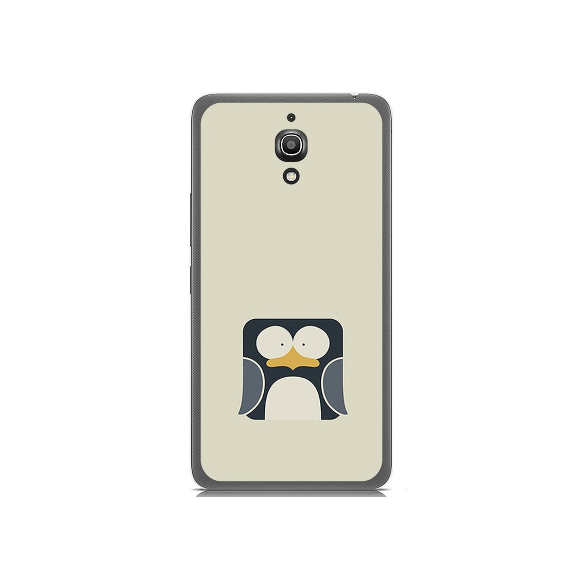 Funda Gel Tpu para Alcatel A2 Xl Diseño Pingüino Dibujos