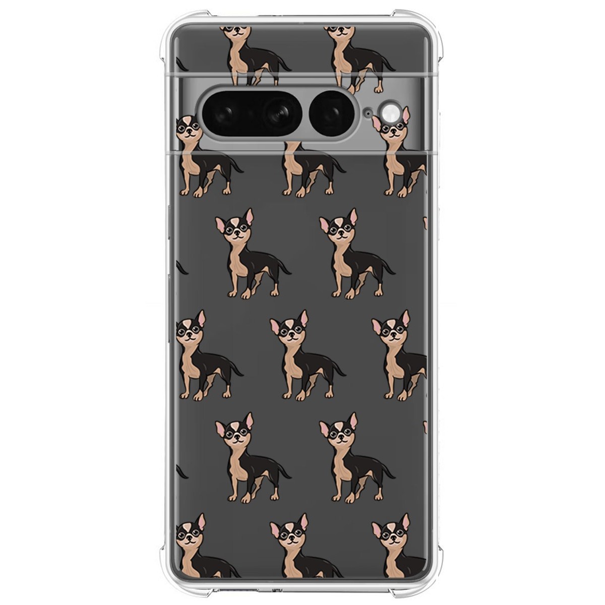 Funda Silicona Antigolpes para Google Pixel 7 Pro 5G diseño Perros 11 Dibujos