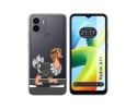 Funda Silicona Transparente para Xiaomi Redmi A1 Plus diseño Avestruz Dibujos