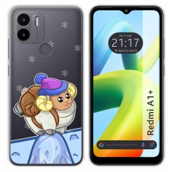 Funda Silicona Transparente para Xiaomi Redmi A1 Plus diseño Cabra Dibujos