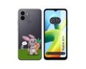 Funda Silicona Transparente para Xiaomi Redmi A1 Plus diseño Conejo Dibujos