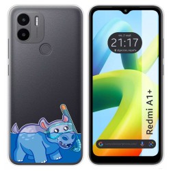 Funda Silicona Transparente para Xiaomi Redmi A1 Plus diseño Hipo Dibujos