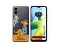 Funda Silicona Transparente para Xiaomi Redmi A1 Plus diseño Jirafa Dibujos