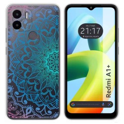 Funda Silicona Transparente para Xiaomi Redmi A1 Plus diseño Mandala Dibujos