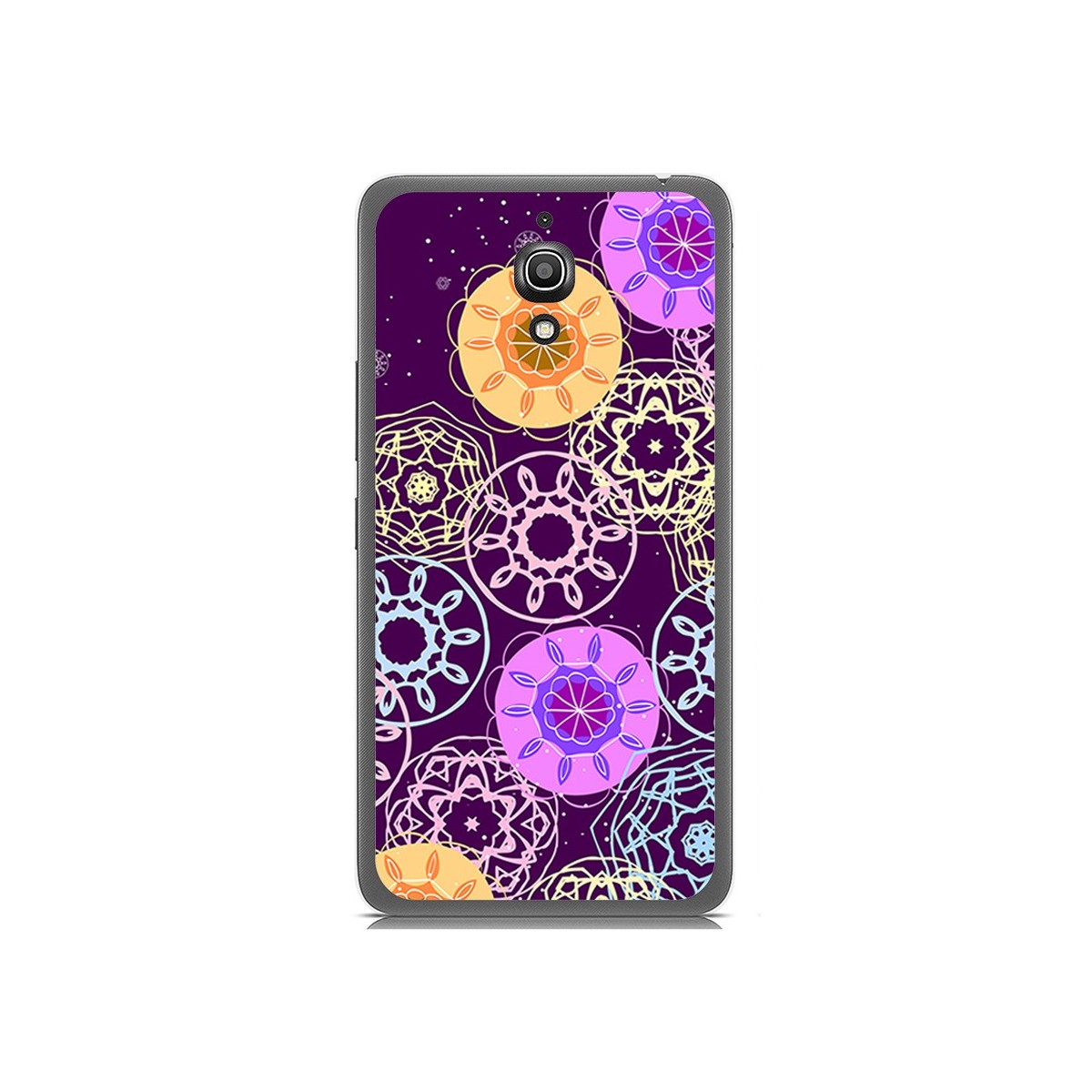 Funda Gel Tpu para Alcatel A2 Xl Diseño Radial Dibujos