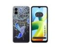 Funda Silicona Transparente para Xiaomi Redmi A1 Plus diseño Plumas Dibujos