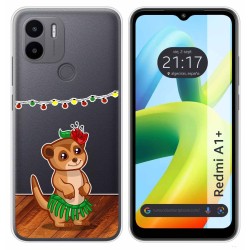 Funda Silicona Transparente para Xiaomi Redmi A1 Plus diseño Suricata Dibujos