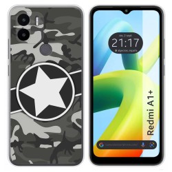 Funda Silicona para Xiaomi Redmi A1 Plus diseño Camuflaje 02 Dibujos