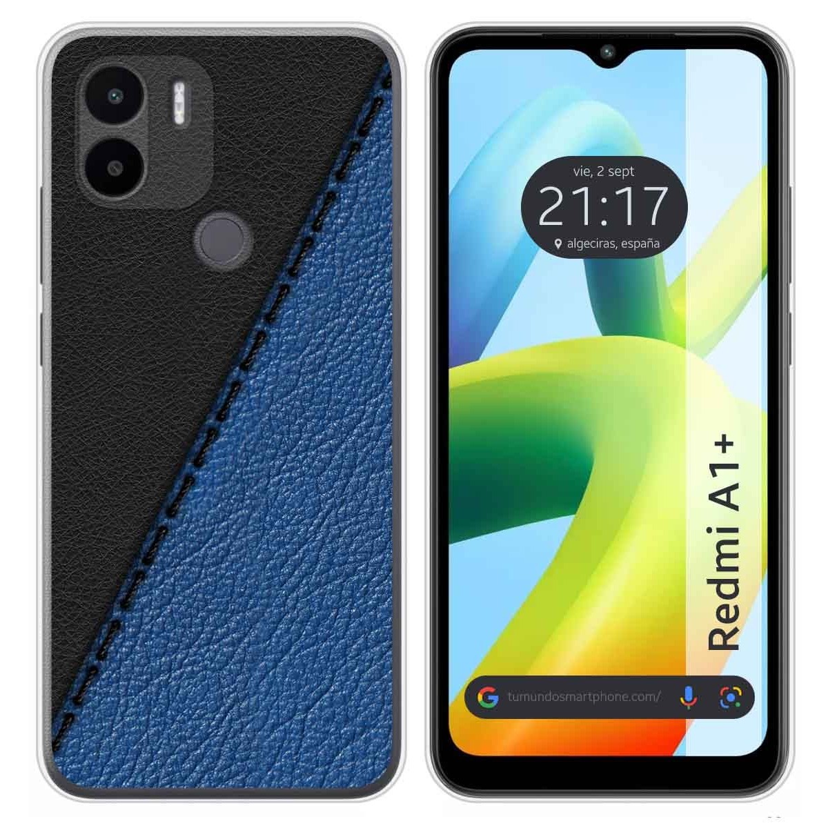 Funda Silicona para Xiaomi Redmi A1 Plus diseño Cuero 02 Dibujos