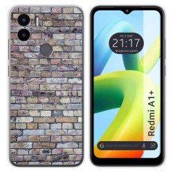 Funda Silicona para Xiaomi Redmi A1 Plus diseño Ladrillo 02 Dibujos
