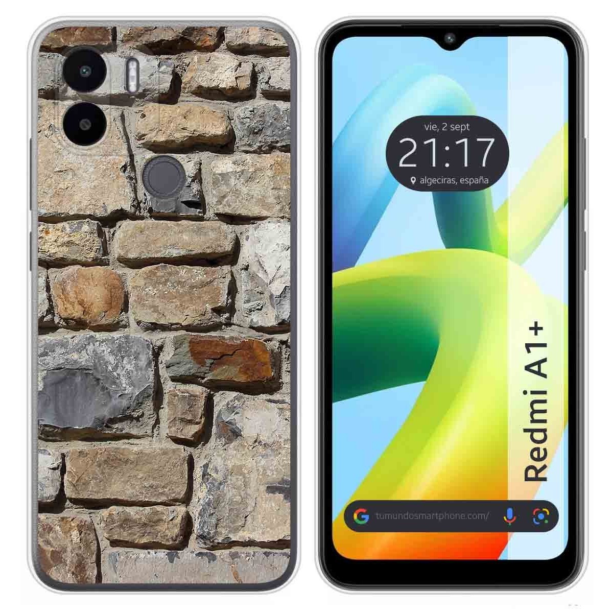 Funda Silicona para Xiaomi Redmi A1 Plus diseño Ladrillo 03 Dibujos