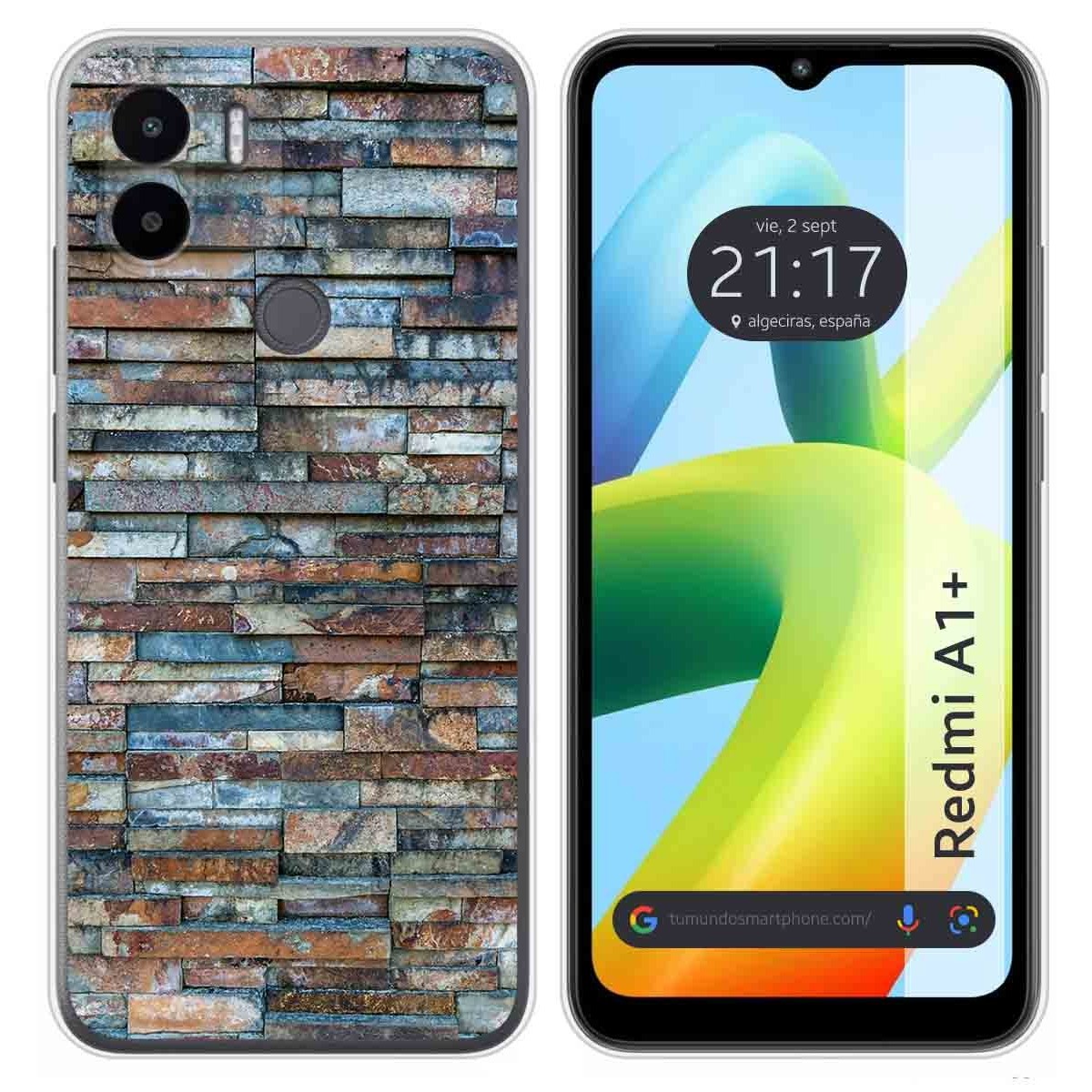 Funda Silicona para Xiaomi Redmi A1 Plus diseño Ladrillo 05 Dibujos