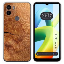 Funda Silicona para Xiaomi Redmi A1 Plus diseño Madera 04 Dibujos