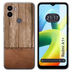 Funda Silicona para Xiaomi Redmi A1 Plus diseño Madera 09 Dibujos