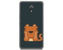 Funda Gel Tpu para Alcatel A2 Xl Diseño Tigre Dibujos