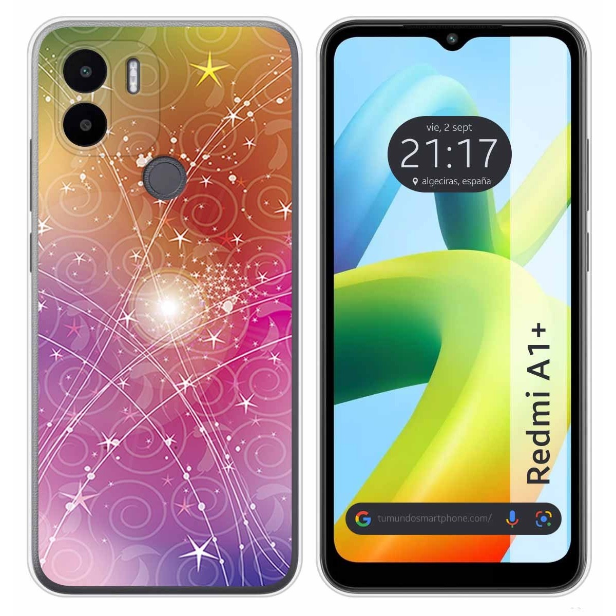 Funda Silicona para Xiaomi Redmi A1 Plus diseño Abstracto Dibujos