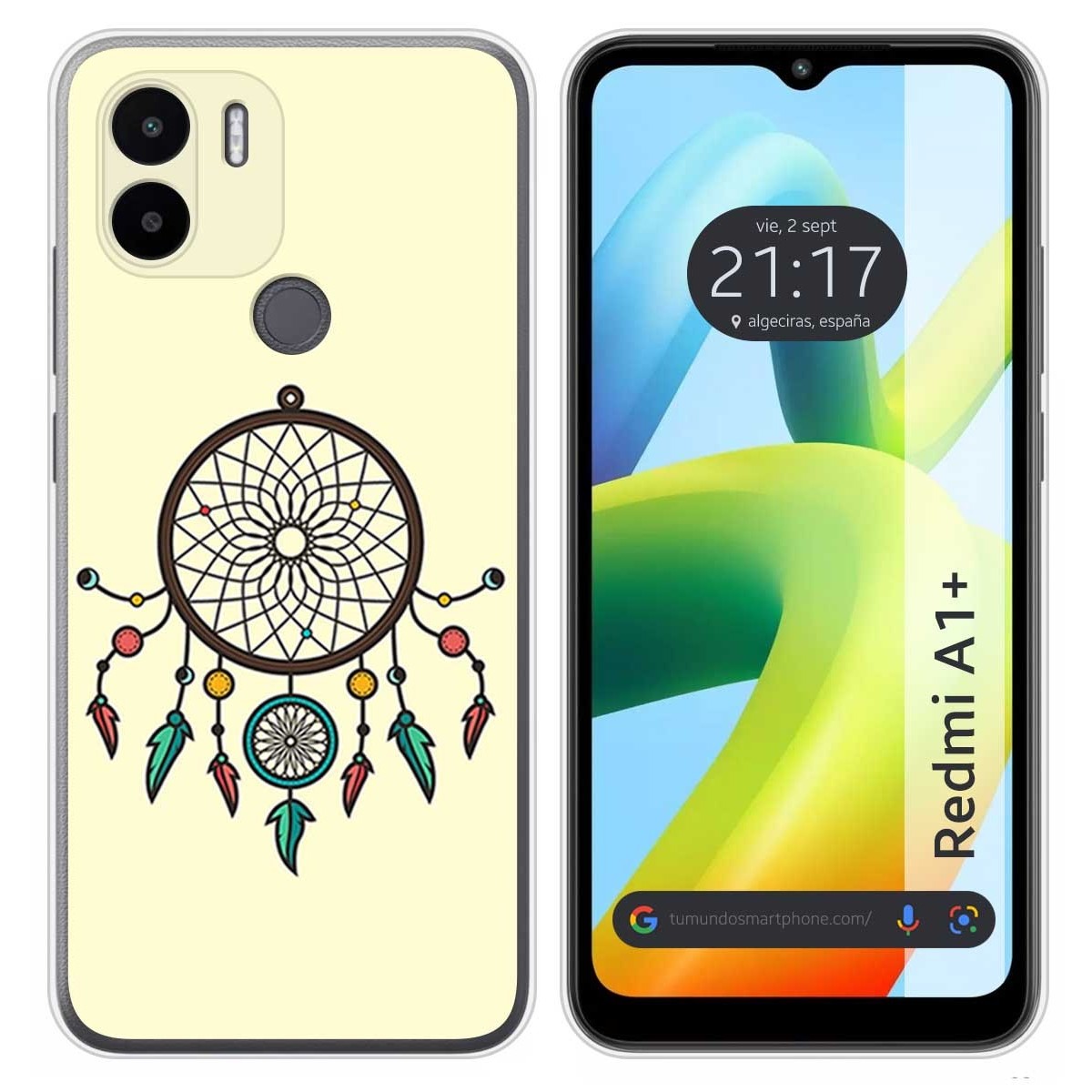 Funda Silicona para Xiaomi Redmi A1 Plus diseño Atrapasueños Dibujos