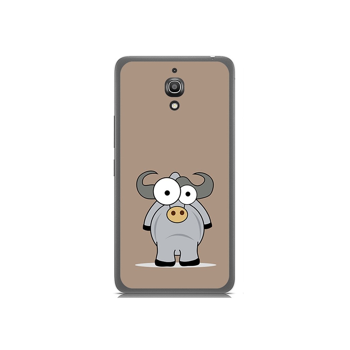 Funda Gel Tpu para Alcatel A2 Xl Diseño Toro Dibujos