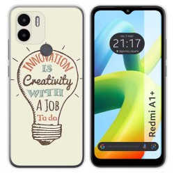 Funda Silicona para Xiaomi Redmi A1 Plus diseño Creativity Dibujos