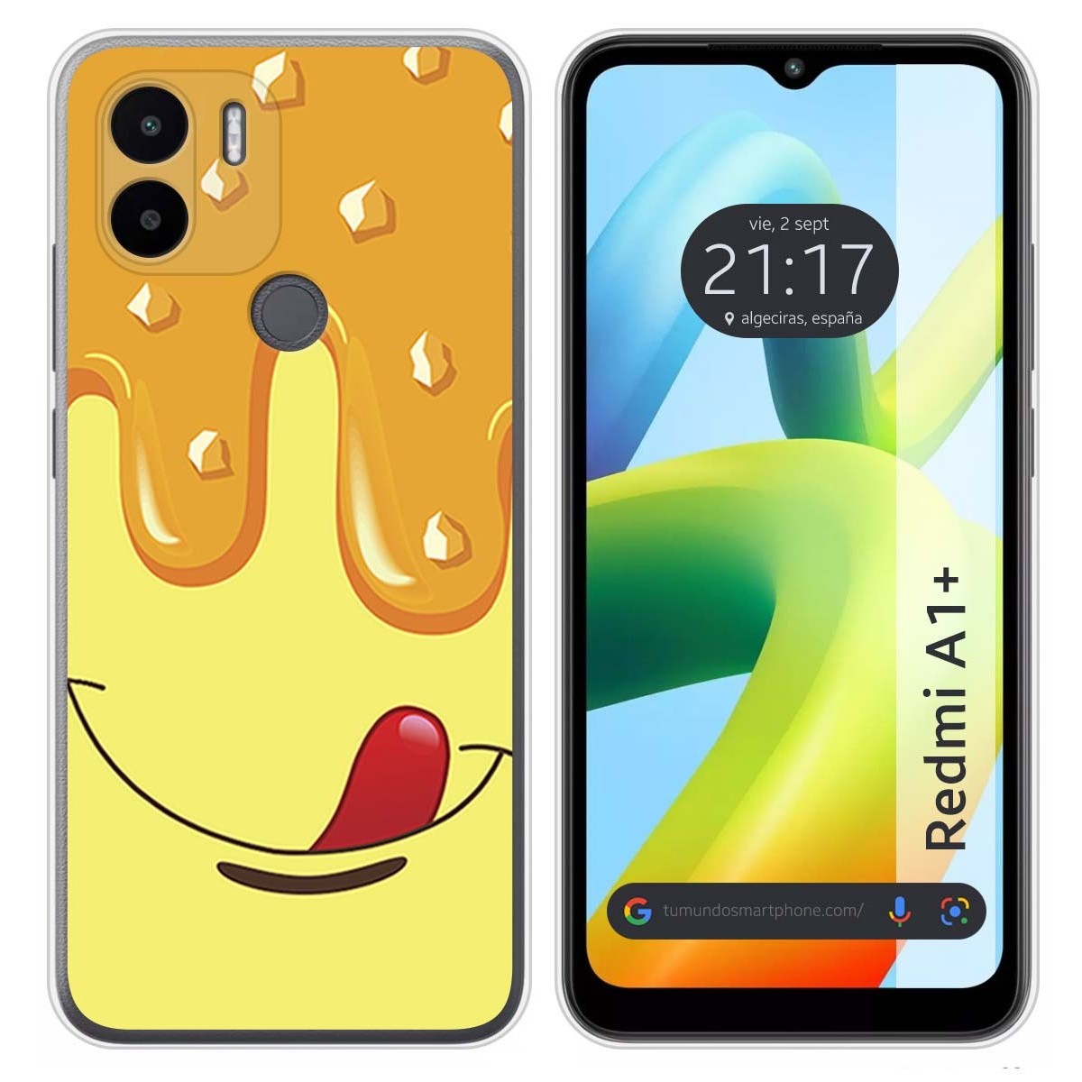 Funda Silicona para Xiaomi Redmi A1 Plus diseño Helado Vainilla Dibujos