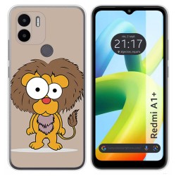 Funda Silicona para Xiaomi Redmi A1 Plus diseño Leon Dibujos