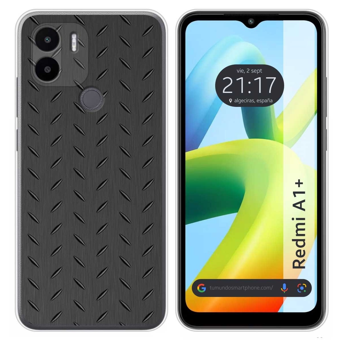 Funda Silicona para Xiaomi Redmi A1 Plus diseño Metal Dibujos