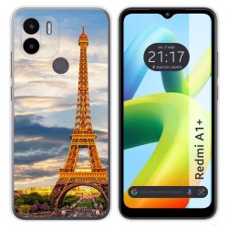 Funda Silicona para Xiaomi Redmi A1 Plus diseño Paris Dibujos