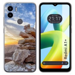 Funda Silicona para Xiaomi Redmi A1 Plus diseño Sunset Dibujos