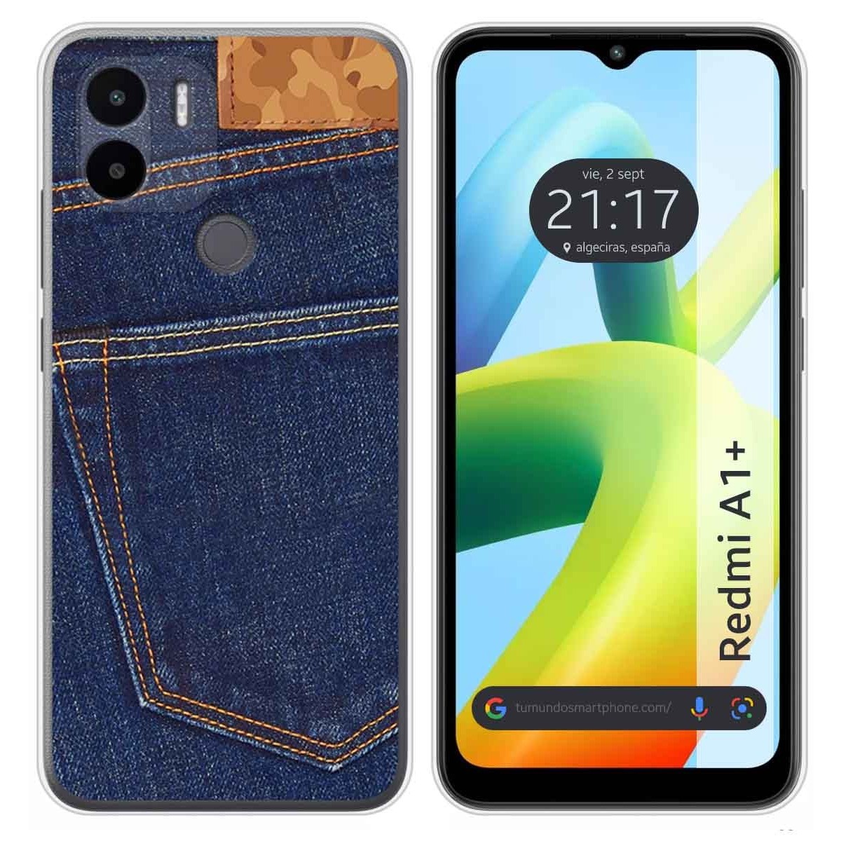 Funda Silicona para Xiaomi Redmi A1 Plus diseño Vaquero Dibujos