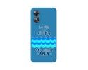 Funda Silicona Líquida Azul para Oppo A17 diseño Agua Dibujos