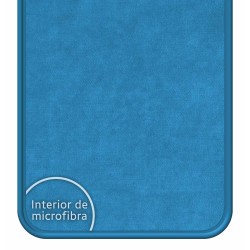 Funda Silicona Líquida Azul para Oppo A17 diseño Espacio Dibujos 2