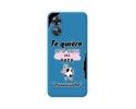Funda Silicona Líquida Azul para Oppo A17 diseño Vaca Dibujos
