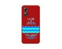 Funda Silicona Líquida Roja para Oppo A17 diseño Agua Dibujos