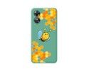 Funda Silicona Líquida Verde para Oppo A17 diseño Abeja Dibujos