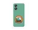 Funda Silicona Líquida Verde para Oppo A17 diseño Adventure Dibujos
