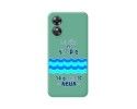 Funda Silicona Líquida Verde para Oppo A17 diseño Agua Dibujos