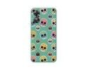 Funda Silicona Líquida Verde para Oppo A17 diseño Catrina Dibujos