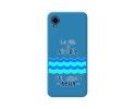 Funda Silicona Líquida Azul para ZTE Blade A31 Plus diseño Agua Dibujos