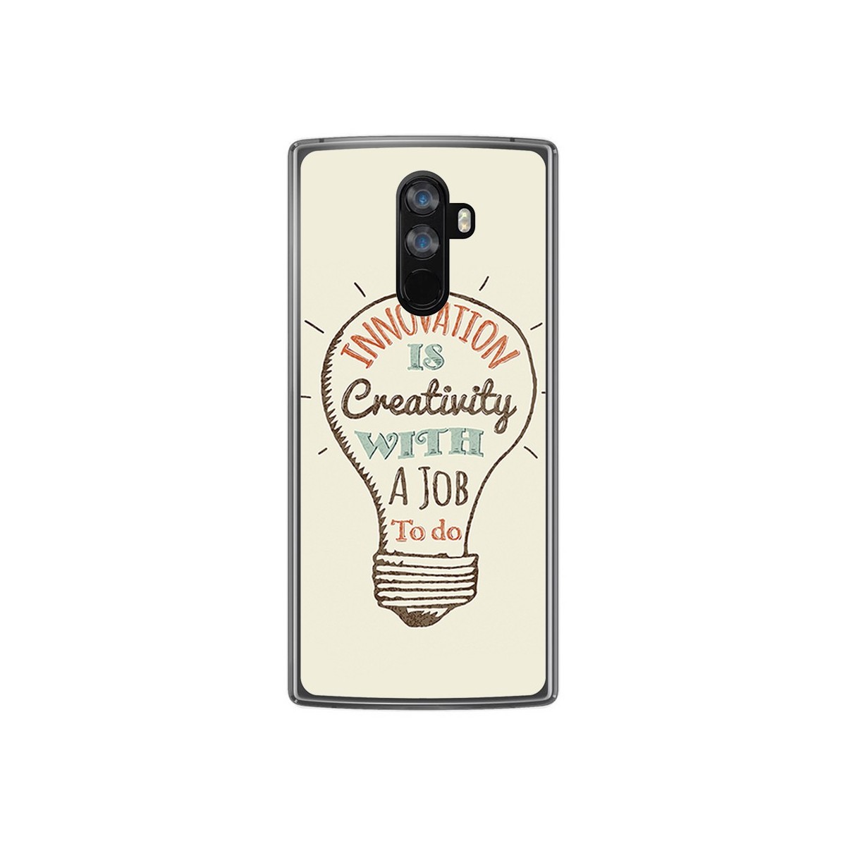 Funda Gel Tpu para Doogee Mix 2 Diseño Creativity Dibujos